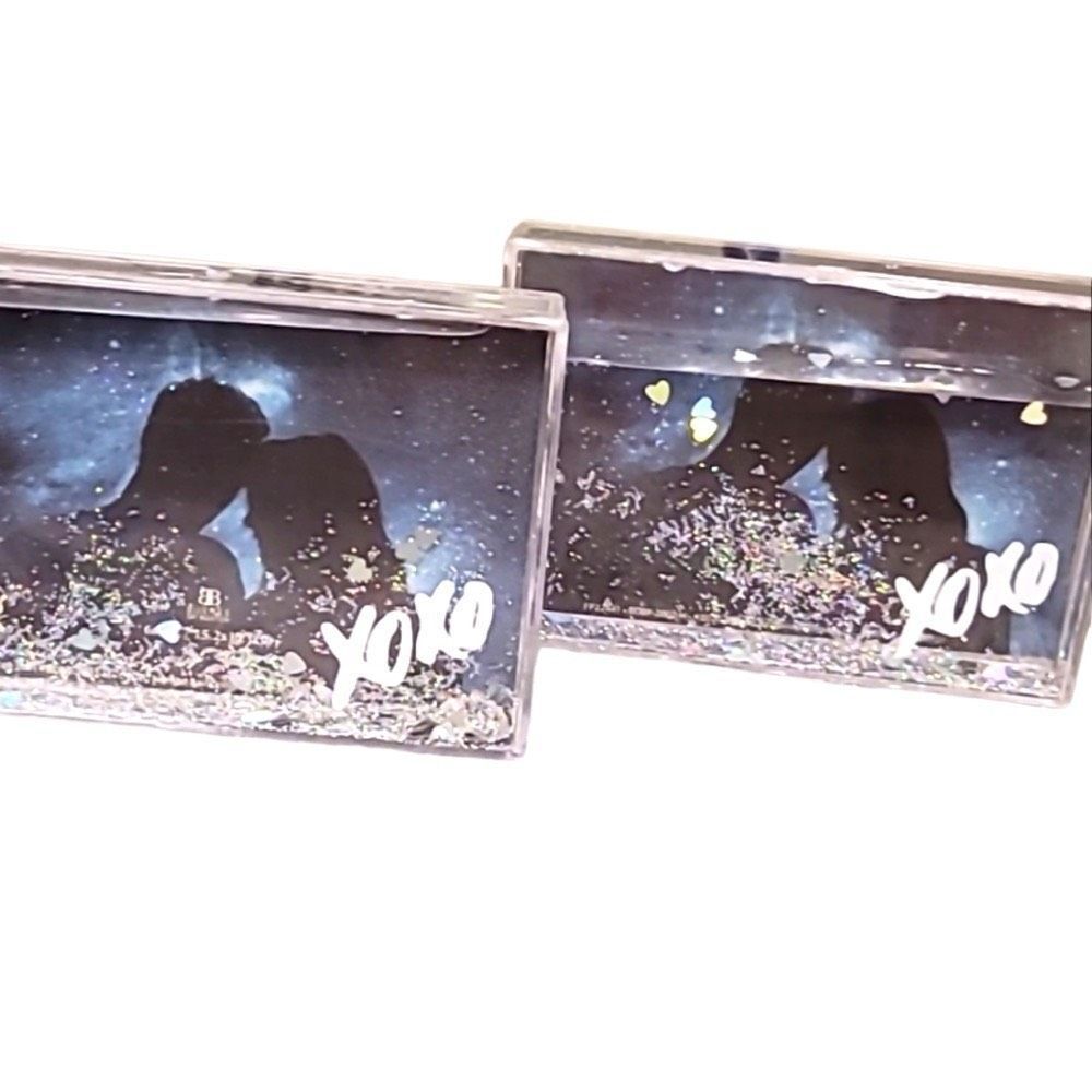 Burnes Of‎ Boston XOXO Heart Confetti Acrylic Interchangeable Photo Frame Set